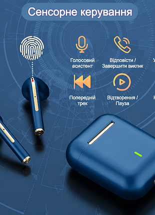 Безпровідні навушники xiaomi tws j18, bluetooth для android та ios