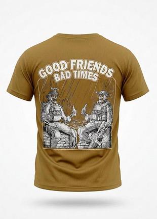 Тактическая футболка selion friends coyot тр6774