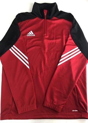 Чоловіча спортивна кофта adidas sereno 14 червона з чорним