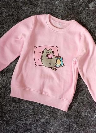 Теплый свитшот из пушин, pusheen
