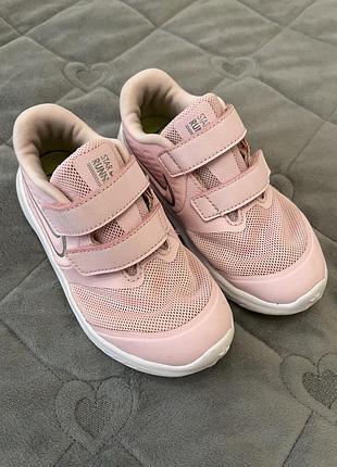 Кросівки для дівчинки nike рожеві, розмір 27