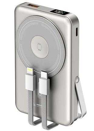 Портативний зп power bank amaya w018c 20w з бзп 10000 mah gray