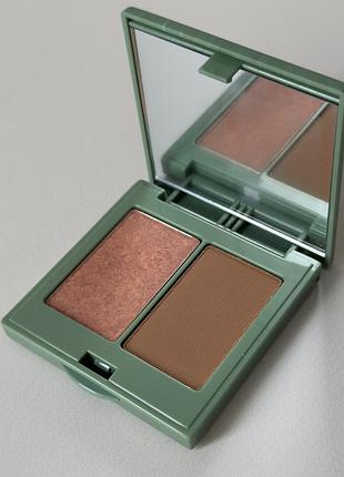 Уцінка❗️ clinique - rich texture blush - рум’яна та бронзер rich coral / touch of bronze