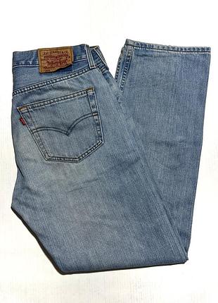 Мужские голубые джинсы levis 501 оригинал размер w32 l30 светлые прямые джинсовые брюки деним классические
