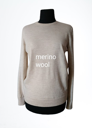 Мериносовий светр 100% merino extra fine преміум бренд joop