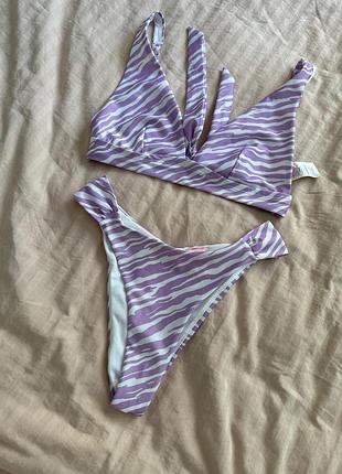 Купальник в зебриний принт hunkemoller