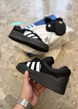 Adidas campus x bad bunny black 3
