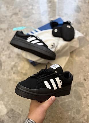 Adidas campus x bad bunny black 2
