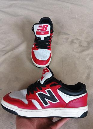 Оригинальные кожаные унисекс кроссовки new balance 480