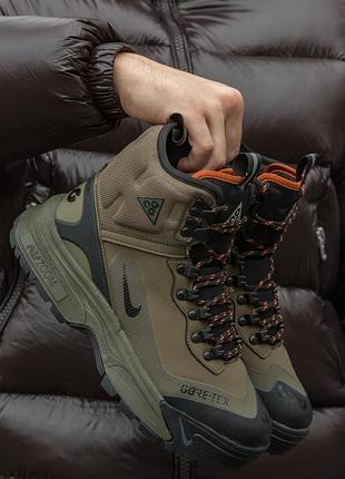 Зимние nike acg air zoom gaiadone#x gore-tex winter fur мех