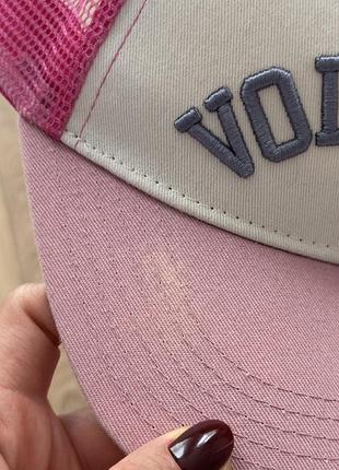 Кепка жіноча zadig & voltaire рожева з білим