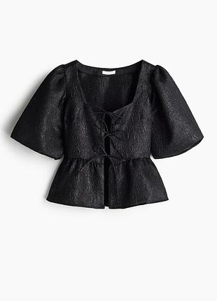 Жакардова блуза h&amp;m