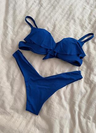 Синий купальник calzedonia