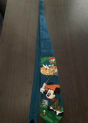 Вінтажний краватка disney — міккі маус та дональд дак (гольф) ⛳️