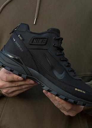 Зимние nike rivah bid winter fur black мех