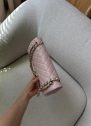 Сумка classic 2.55 medium double flap in pink 5