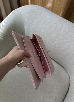Сумка classic 2.55 medium double flap in pink 10