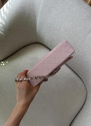 Сумка classic 2.55 medium double flap in pink 7