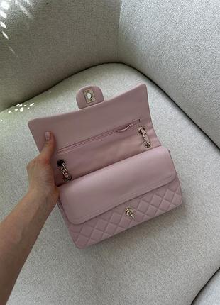 Сумка classic 2.55 medium double flap in pink 9