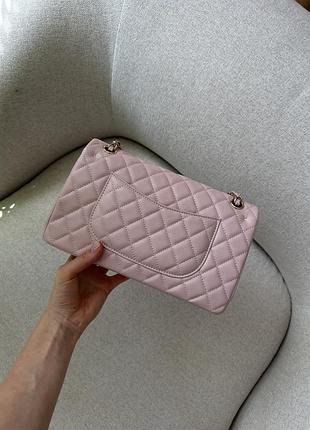 Сумка classic 2.55 medium double flap in pink 8