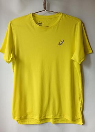 Беговая футболка asics core ss top / спортивная мужская футболка асикс l (б/у)