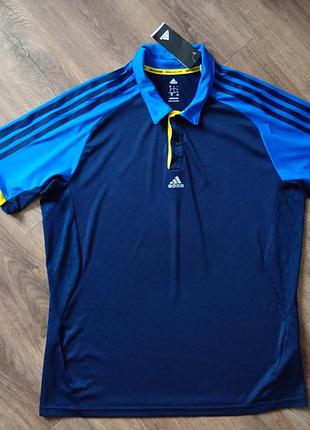 Брендова футболка поло adidas.