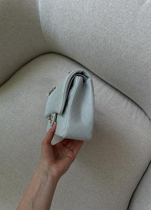 Сумка classic 2.55 medium double flap in grey 4