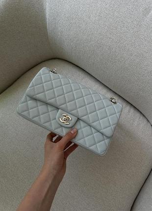 Сумка classic 2.55 medium double flap in grey 3