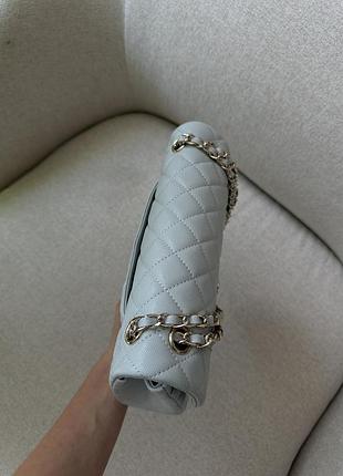 Сумка classic 2.55 medium double flap in grey 6