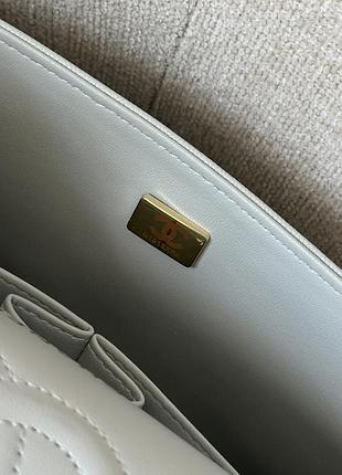Сумка classic 2.55 medium double flap in grey 10