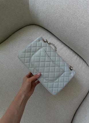 Сумка classic 2.55 medium double flap in grey 8