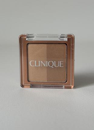 Уцінка❗️ clinique - almost bronzer spf 15 - компактна бронзувальна пудра, 01 light/medium