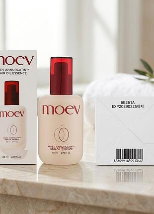 Олія-сироватка для відновлення та живлення тонкого волосся moev annurcatin hair oil essence 80 мл
