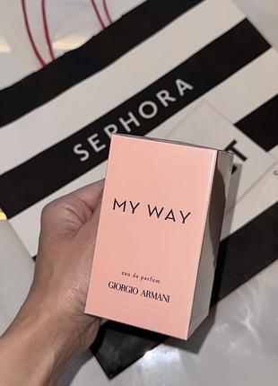 Парфуми giorgio armani my way духи ✨ 90 мл духи шлейфові армані май вей  парфюм