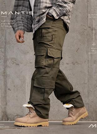 Карго штани mantis® workman cargo - deep olive, mantis чоловічі штани 3