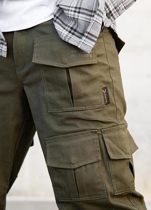 Карго штани mantis® workman cargo - deep olive, mantis чоловічі штани 6