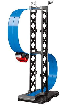Интерактивный трек с инерционной машинкой sht 088-8 (1car) blue
