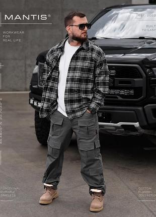 Рубашка оверсайз mantis® workman shirt, mantis рубашка, чоловіча рубашка mantis 5