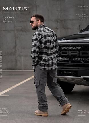 Рубашка оверсайз mantis® workman shirt, mantis рубашка, чоловіча рубашка mantis 8