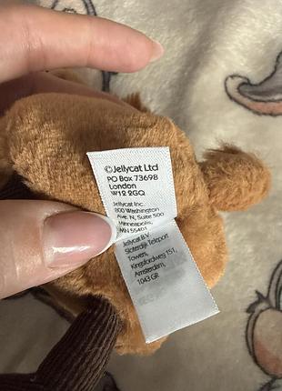 М'яка іграшка бик jellycat коричневий 3