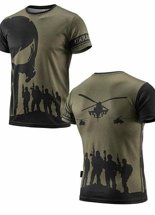 Тактична вологовідвідна футболка oblivion panisher soldiers вн1105
