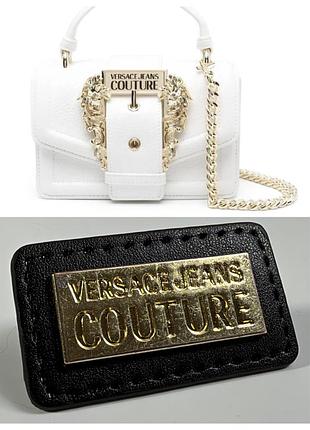 Оригінальний металевий логотип-плашка versace jeans couture (з оригінальної сумки)