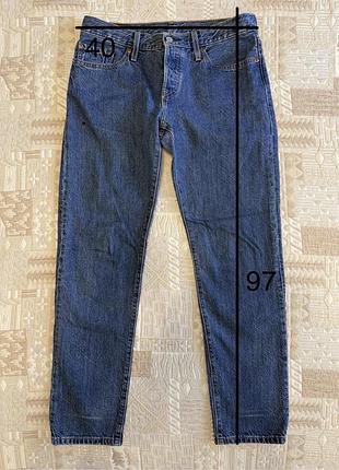Джинси чоловічі levi's 501 сині 8