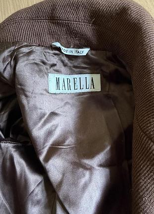 Вінтажний жакет-напівпальто max mara group вовняне пальто жакет marella (італія, оригінал). шерсть 100%
