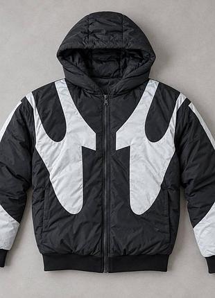 Куртка чоловіча зимова reflective black/grey 2