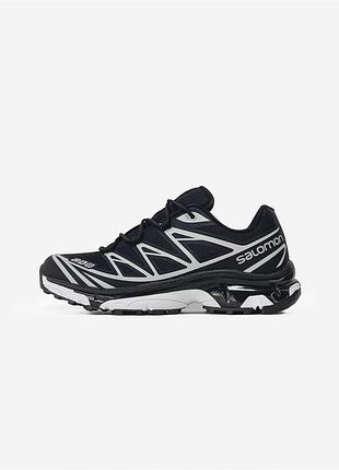 Мужские кроссовки salomon xt-6 termo black white