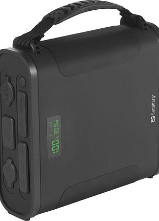 Повербанк sandberg survivor powerbank 9in1 144000 ма·ч, lifepo4 460,8 вт·ч, usb-c pd 100 вт, солнечная зарядка mppt