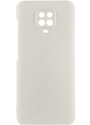 Чохол silicone cover lakshmi full camera (aaa) для xiaomi redmi note 9s / note 9 pro /note 9 pro max білий / white