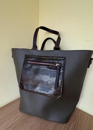 Новая сумка от accessorize, цвет темное масло