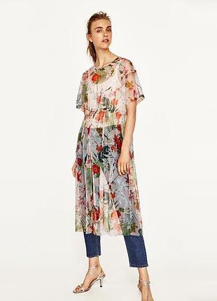 Сукня сітка zara